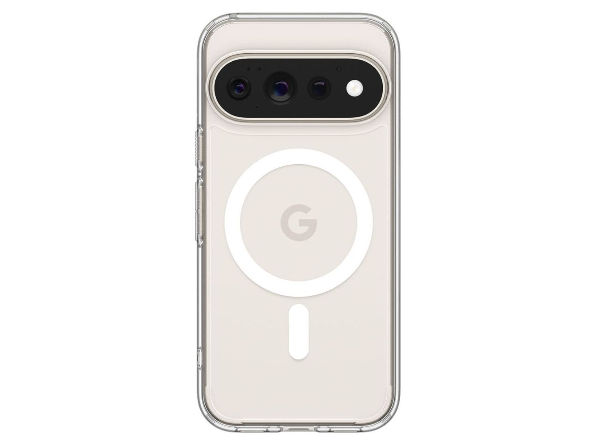 Funda Spigen Ultra Hybrid Mag MagSafe para Google Pixel 11 Pro - Transparente y blanca