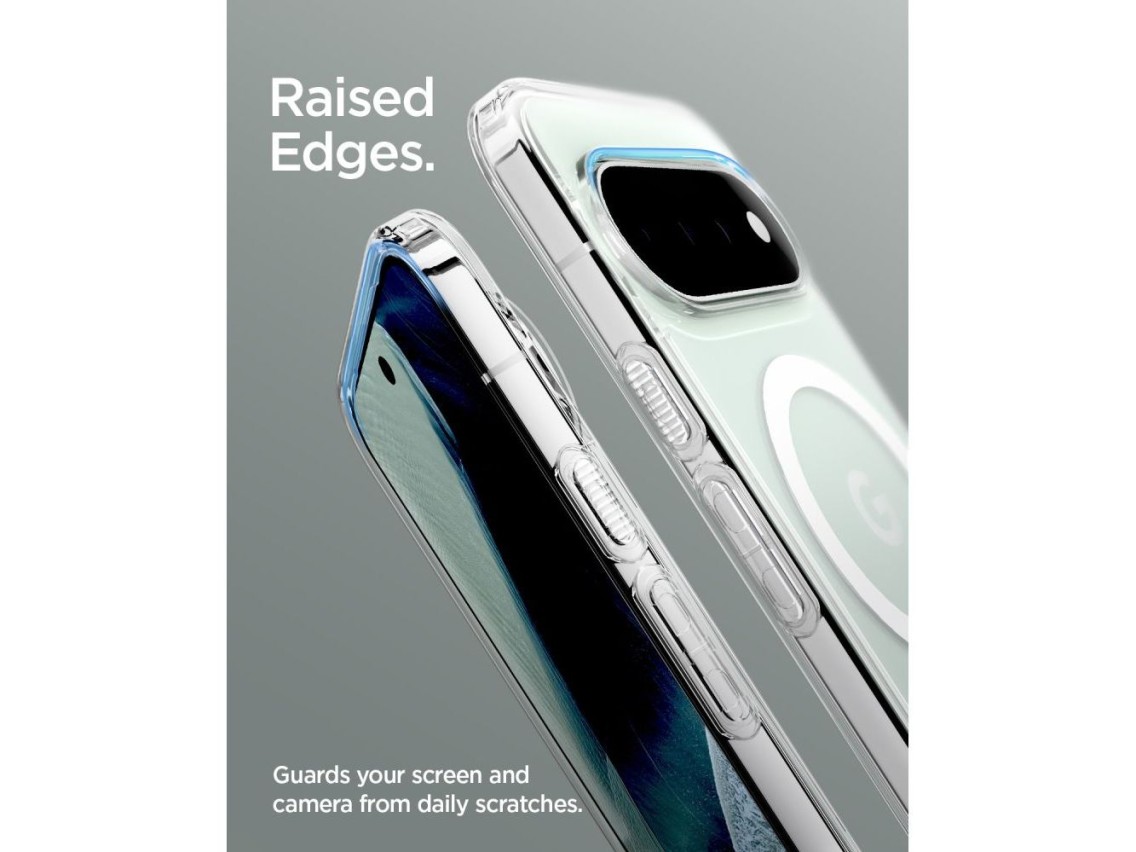 Funda Spigen Ultra Hybrid Mag MagSafe para Google Pixel 11 Pro - Transparente y blanca