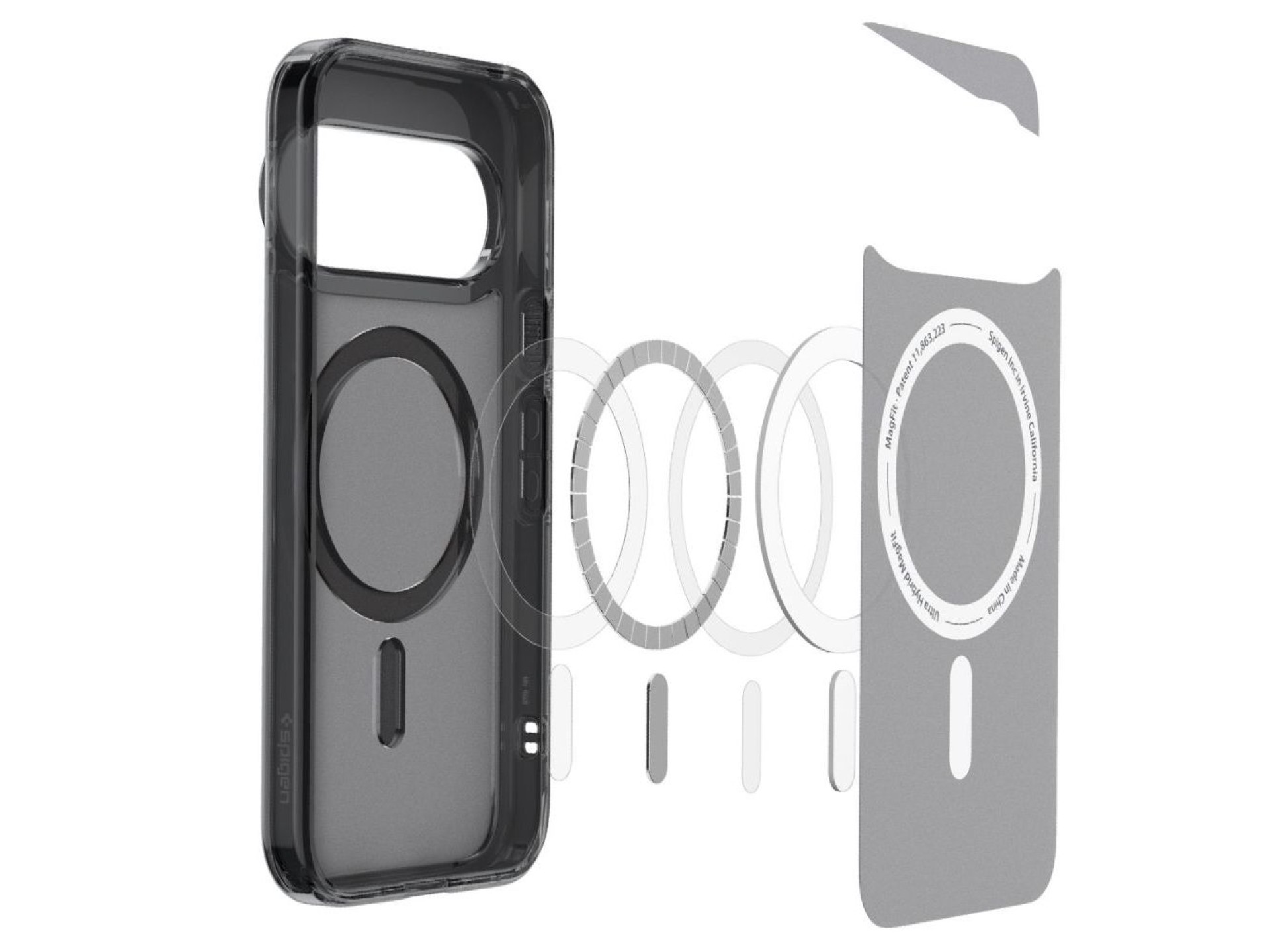 Capa Spigen Ultra Hybrid Mag MagSafe para Google Pixel 11 Pro - Preto e Cinza