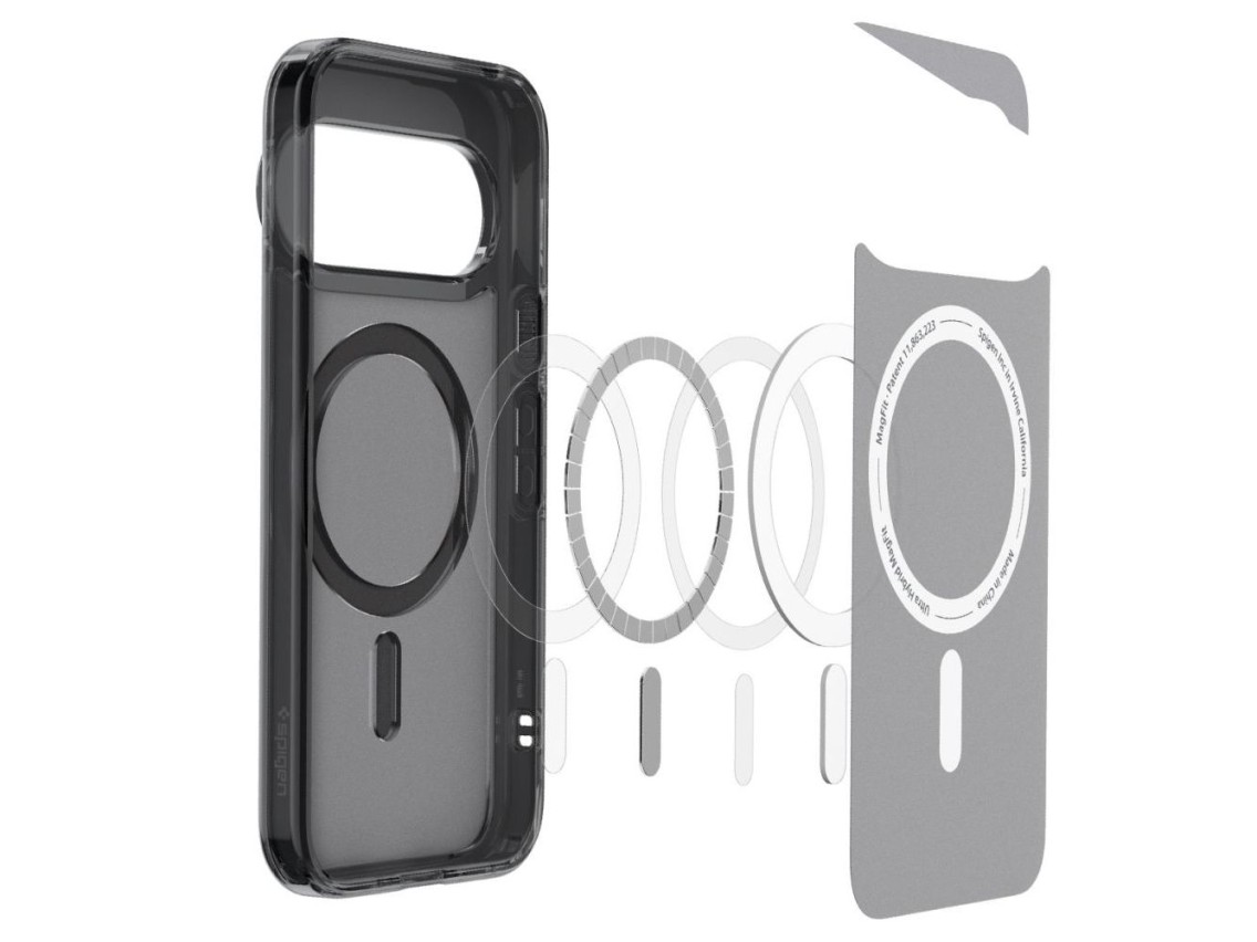 Capa Spigen Ultra Hybrid Mag MagSafe para Google Pixel 11 Pro - Preto e Cinza