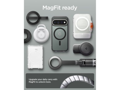 Funda Spigen Ultra Hybrid Mag MagSafe para Google Pixel 11 Pro - Negro y gris Funda Spigen Ultra Hybrid Mag MagSafe para Google Pixel 11 Pro - Negro y gris