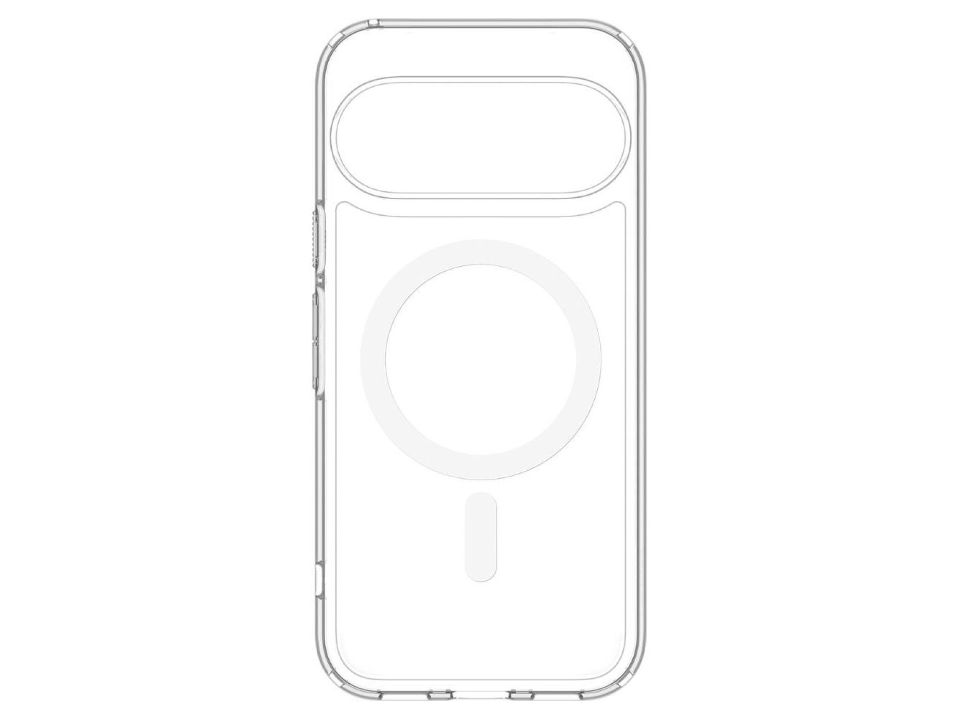 Spigen Ultra Hybrid Mag MagSafe Case for Google Pixel 11 - Clear and White