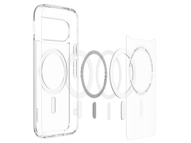 Spigen Ultra Hybrid Mag MagSafe Case for Google Pixel 11 - Clear and White Spigen Ultra Hybrid Mag MagSafe Case for Google Pixel 11 - Clear and White