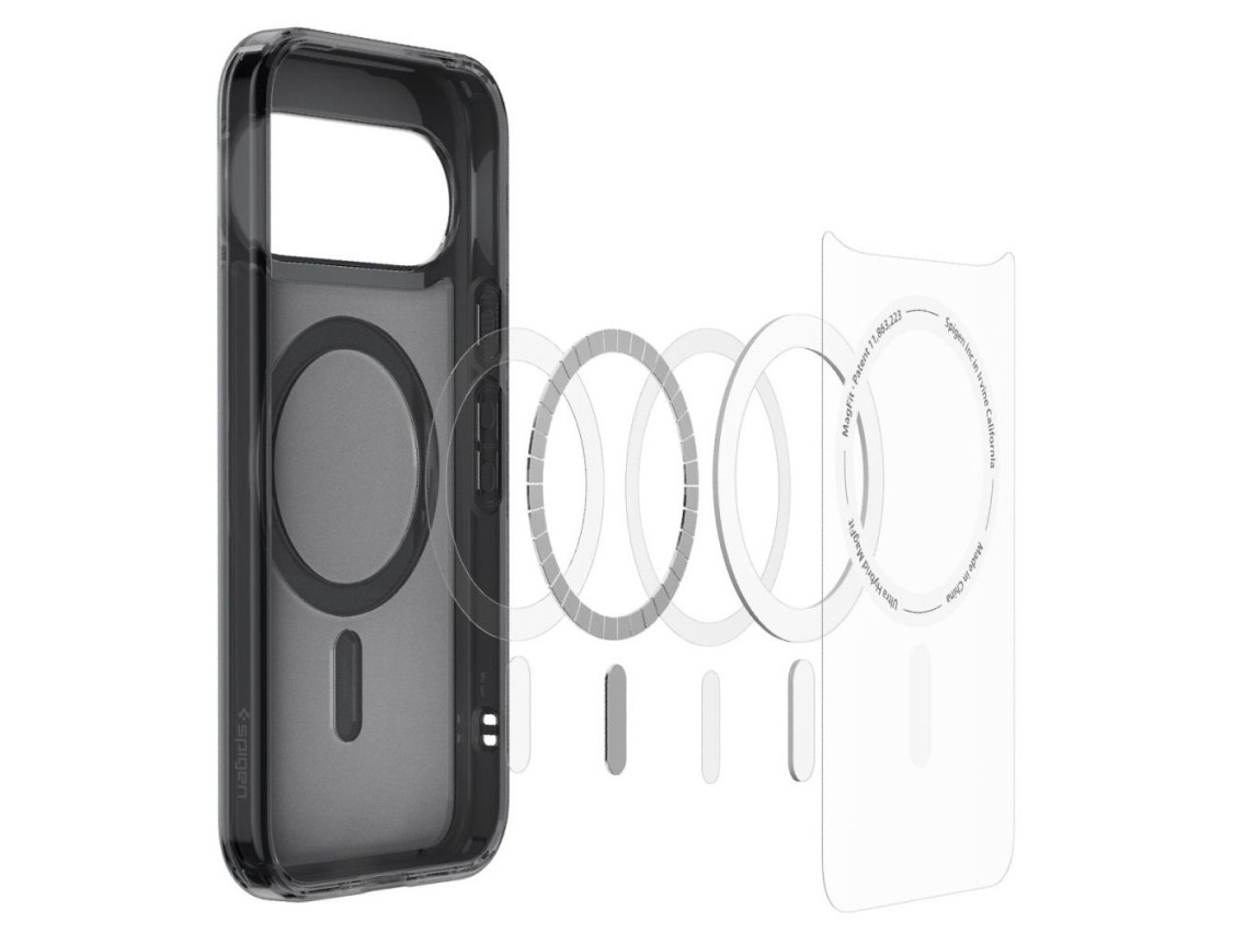Spigen Ultra Hybrid Mag MagSafe Case for Google Pixel 11 - Black and Gray