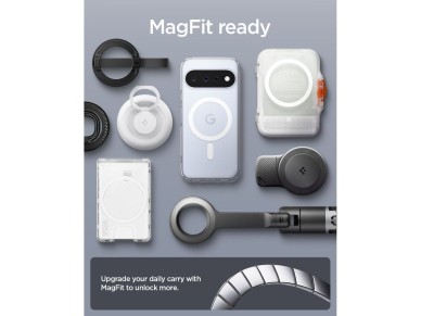 Spigen Ultra Hybrid Mag MagSafe Case for Google Pixel 11 - Clear and White Spigen Ultra Hybrid Mag MagSafe Case for Google Pixel 11 - Clear and White