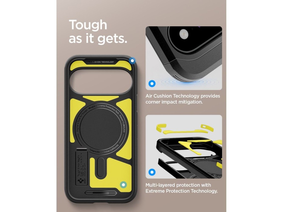 Funda Spigen Tough Armor Mag MagSafe para Google Pixel 11 - negra