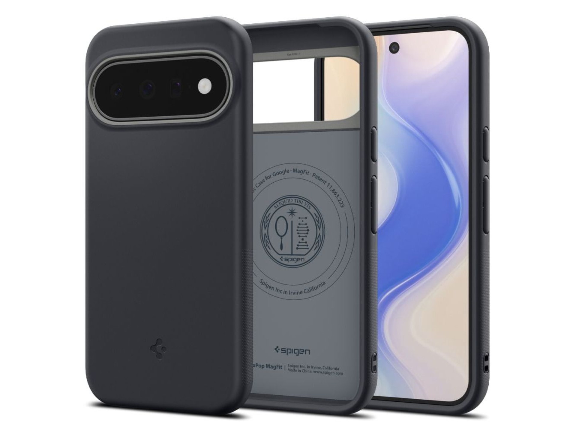 Capa Spigen Nano Pop MagSafe para Google Pixel 11 - Preto e Cinza
