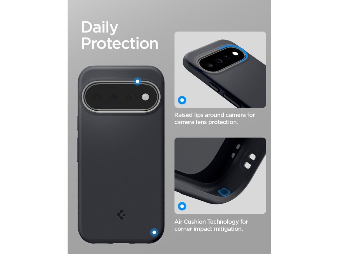Capa Spigen Nano Pop MagSafe para Google Pixel 11 - Preto e Cinza