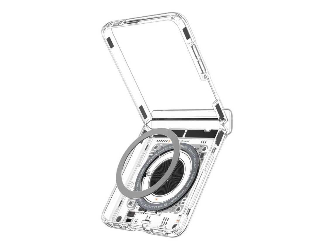 Spigen Ultra Hybrid Pro MagSafe Case for Samsung Galaxy Z Flip 8 Neo One - Gray/Black