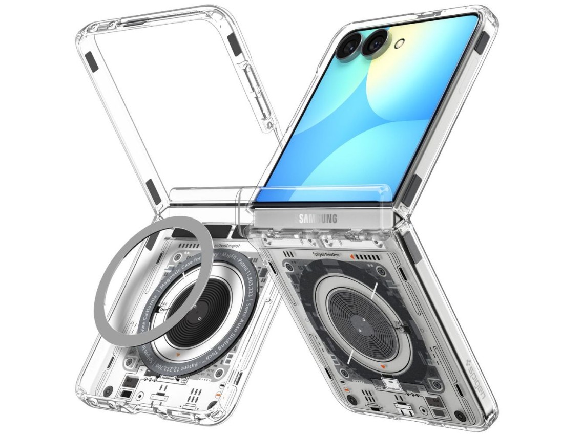 Spigen Ultra Hybrid Pro MagSafe Case for Samsung Galaxy Z Flip 8 Neo One - Gray/Black