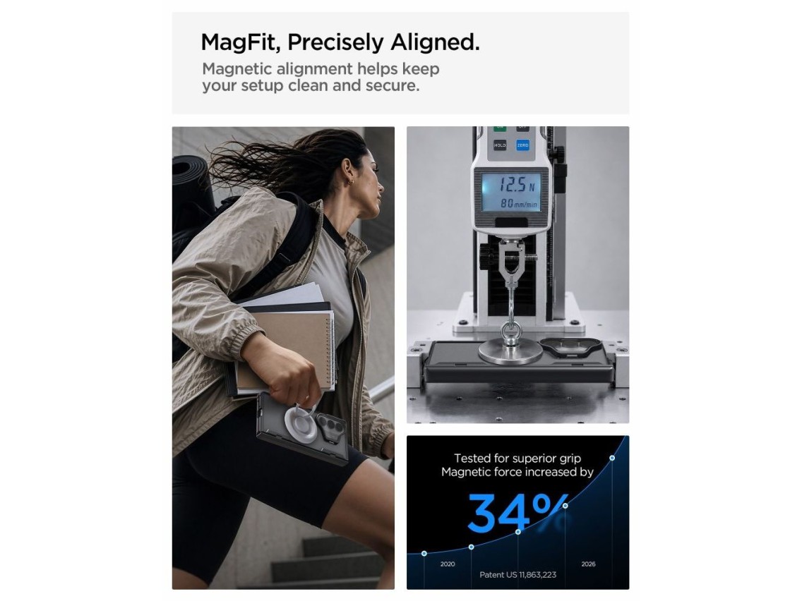 Funda Spigen Optik Armor Pro MagSafe para Samsung Galaxy Z Fold 8 Ultra - Negra