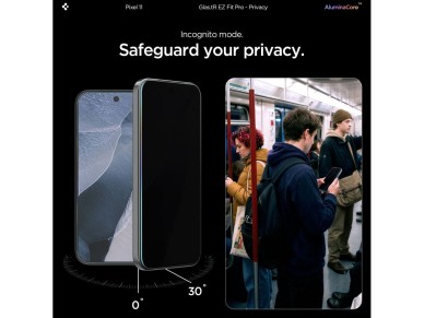 Protector de pantalla de vidrio templado Spigen Glas.tR EZ Fit Pro HD (paquete de 2) para Google Pix