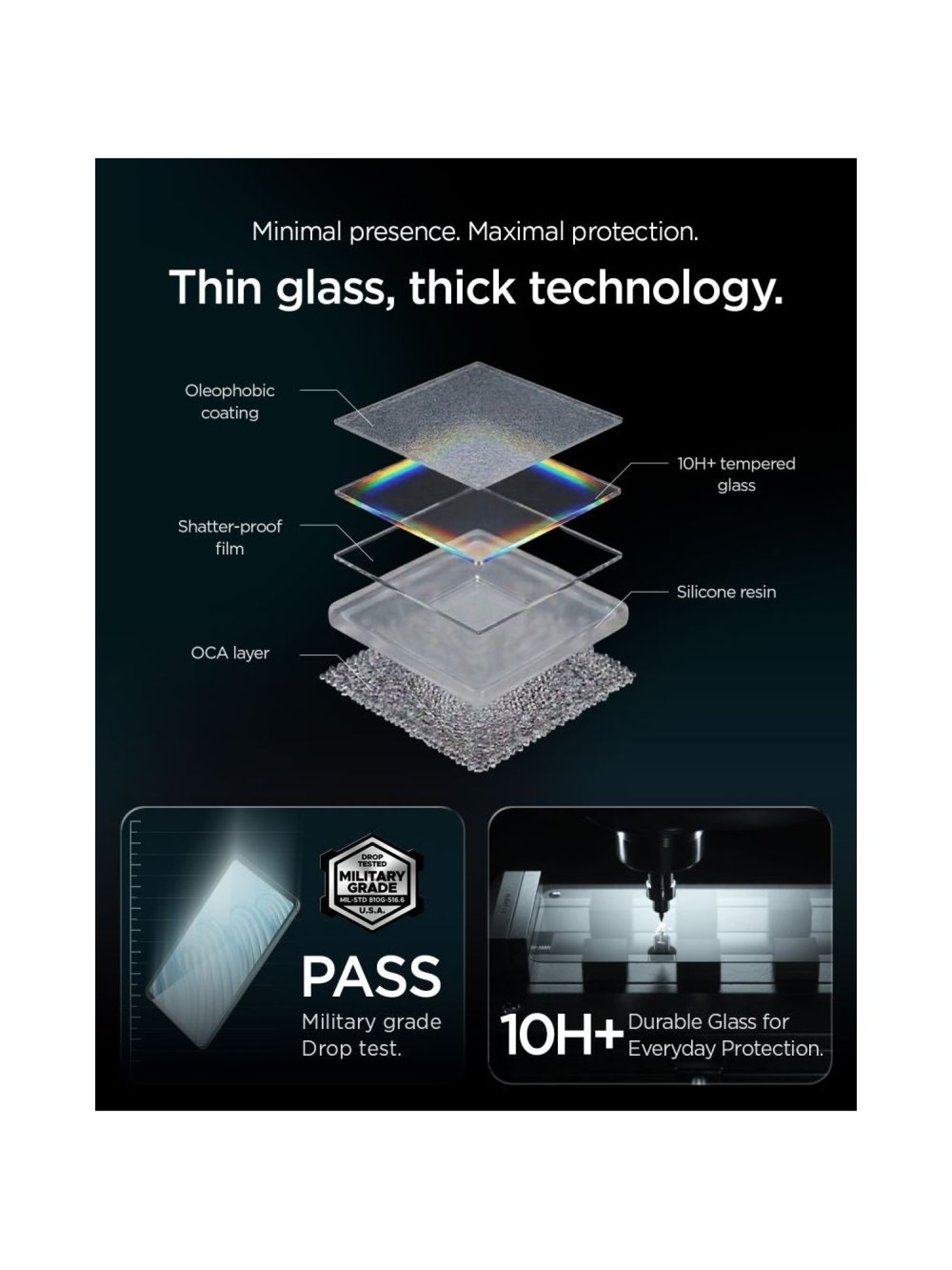 Spigen ALM Glas.tR T Tempered Glass for iPad Air 11