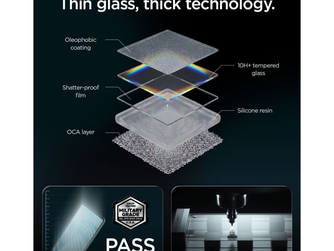 Spigen ALM Glas.tR T Tempered Glass for iPad Air 11" 2024 / 2025 / 2026