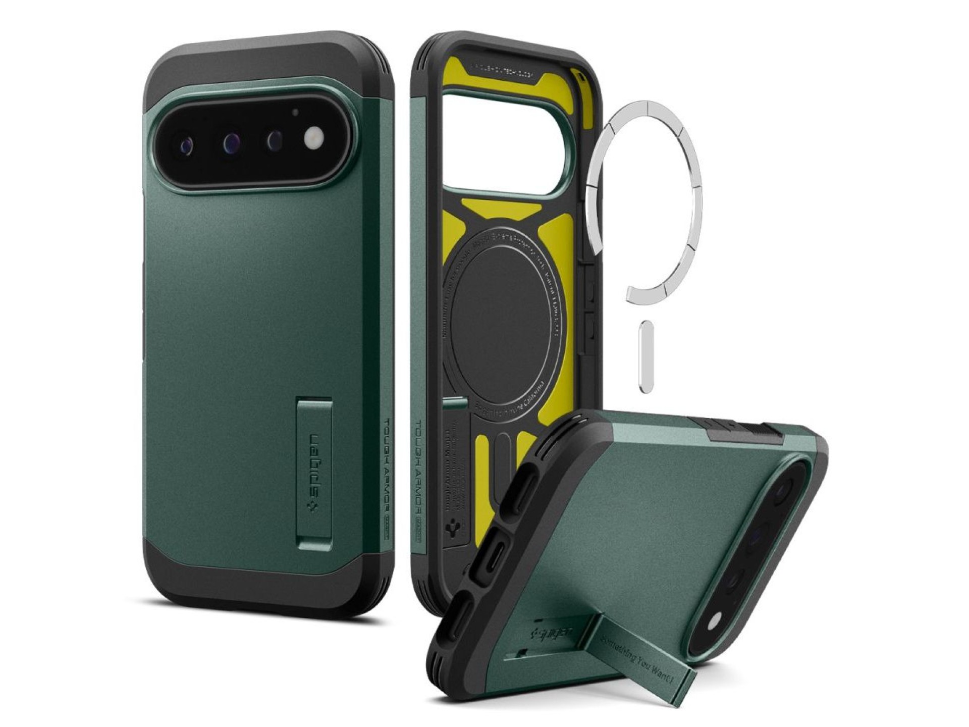 Spigen Tough Armor Mag MagSafe Case for Google Pixel 11 Pro - Dark Green