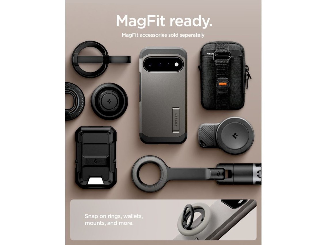 Spigen Tough Armor Mag MagSafe Case for Google Pixel 11 - Dark Gray