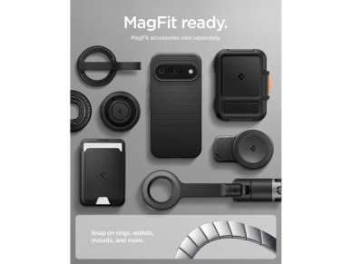 Funda Spigen Liquid Air Mag MagSafe para Google Pixel 11 Pro XL - Negro mate Funda Spigen Liquid Air Mag MagSafe para Google Pixel 11 Pro XL - Negro mate