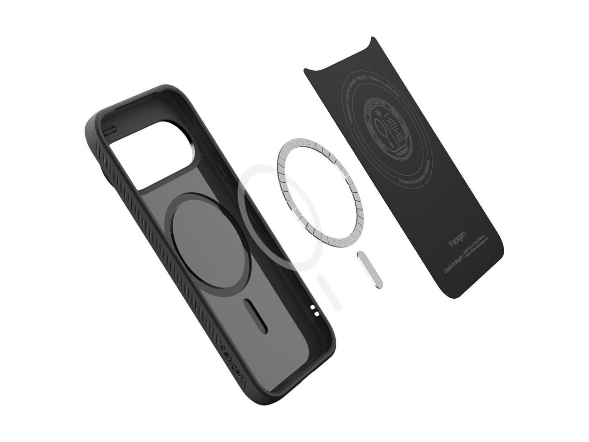 Funda Spigen Liquid Air Mag MagSafe para Google Pixel 11 Pro XL - Negro mate