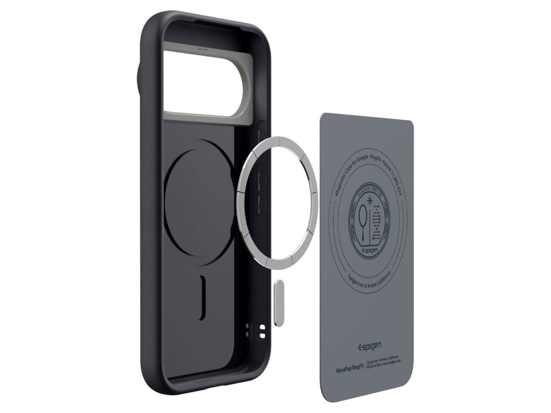 Funda Spigen Nano Pop MagSafe para Google Pixel 11 Pro XL - Negro y gris