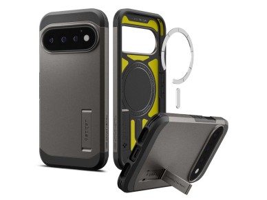 Capa Spigen Tough Armor Mag MagSafe para Google Pixel 11 Pro - Cinza Escuro