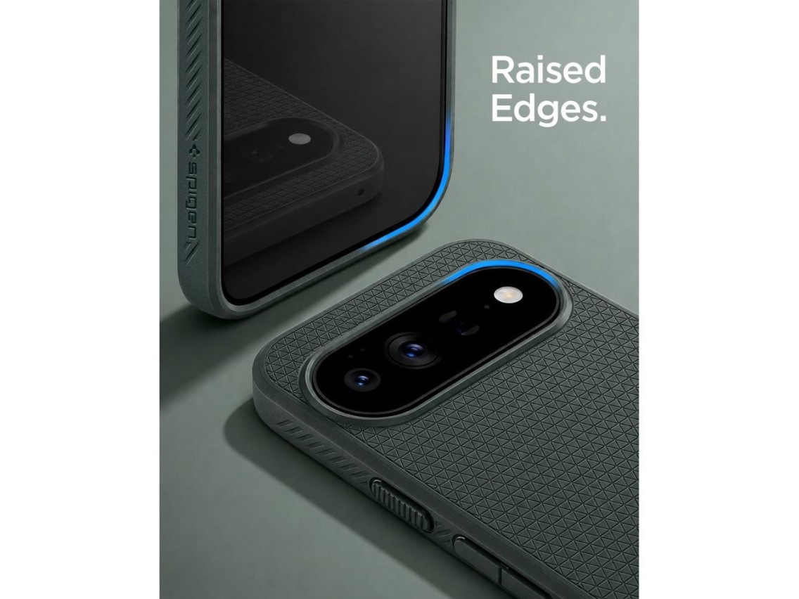 Capa Spigen Liquid Air Mag MagSafe para Google Pixel 11 Pro XL - Verde Escuro