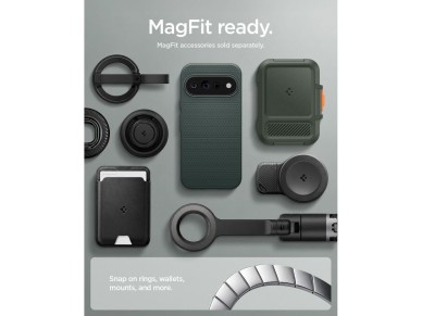 Spigen Liquid Air Mag MagSafe Case for Google Pixel 11 Pro XL - Dark Green Spigen Liquid Air Mag MagSafe Case for Google Pixel 11 Pro XL - Dark Green