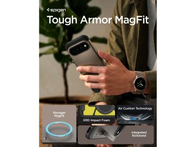 Spigen Tough Armor Mag MagSafe Case for Google Pixel 11 Pro XL - Dark Gray Spigen Tough Armor Mag MagSafe Case for Google Pixel 11 Pro XL - Dark Gray