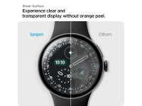 Spigen Elite Shield EZ Fit - Pacote com 2 películas de hidrogel para Google Pixel Watch 41 mm Spigen Elite Shield EZ Fit - Pacote com 2 películas de hidrogel para Google Pixel Watch 41 mm