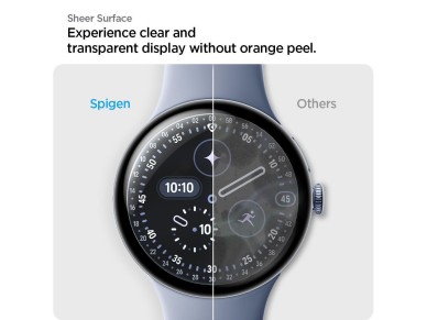 Spigen Elite Shield EZ Fit 2-Pack hydrogel foil for Google Pixel Watch 45 mm