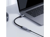 Adaptador DAC Tech-Protect Ultraboost USB-C a Mini Jack de 3,5 mm - gris oscuro Adaptador DAC Tech-Protect Ultraboost USB-C a Mini Jack de 3,5 mm - gris oscuro