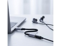 Adaptador DAC Tech-Protect Ultraboost USB-C a Mini Jack de 3,5 mm - gris oscuro Adaptador DAC Tech-Protect Ultraboost USB-C a Mini Jack de 3,5 mm - gris oscuro