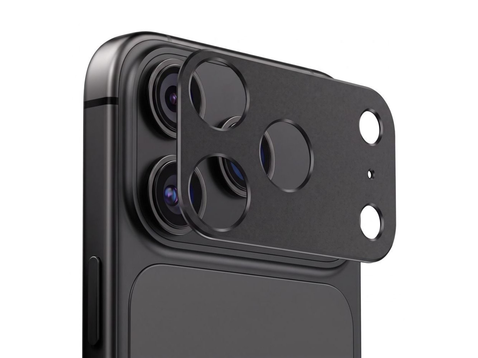 Capa protetora para câmera Tech-Protect Camalloy Fit+ para iPhone 18 Pro - Preta