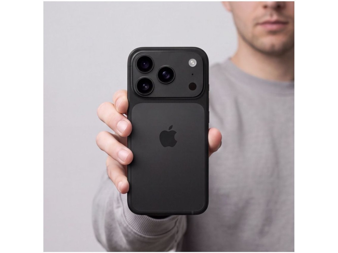 Capa protetora para c�mera Tech-Protect Camalloy Fit+ para iPhone 18 Pro Max - Preta