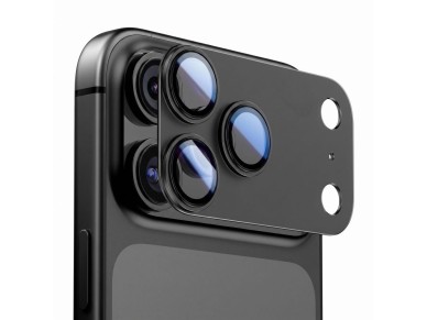Capa protetora para câmera Tech-Protect Camfull Fit+ para iPhone 18 Pro - Preta Capa protetora para câmera Tech-Protect Camfull Fit+ para iPhone 18 Pro - Preta