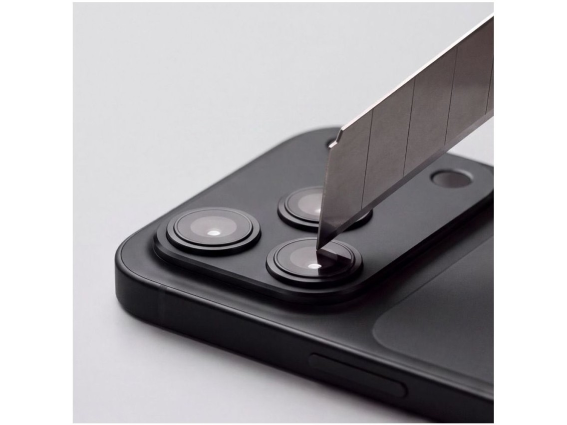 Capa protetora para c�mera Tech-Protect Camalloy Fit+ para iPhone 18 Pro Max - Preta