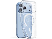 Funda Tech-Protect FlexAir MagSafe para iPhone 17 Pro Max / 18 Pro Max - Transparente con purpurina Funda Tech-Protect FlexAir MagSafe para iPhone 17 Pro Max / 18 Pro Max - Transparente con purpurina