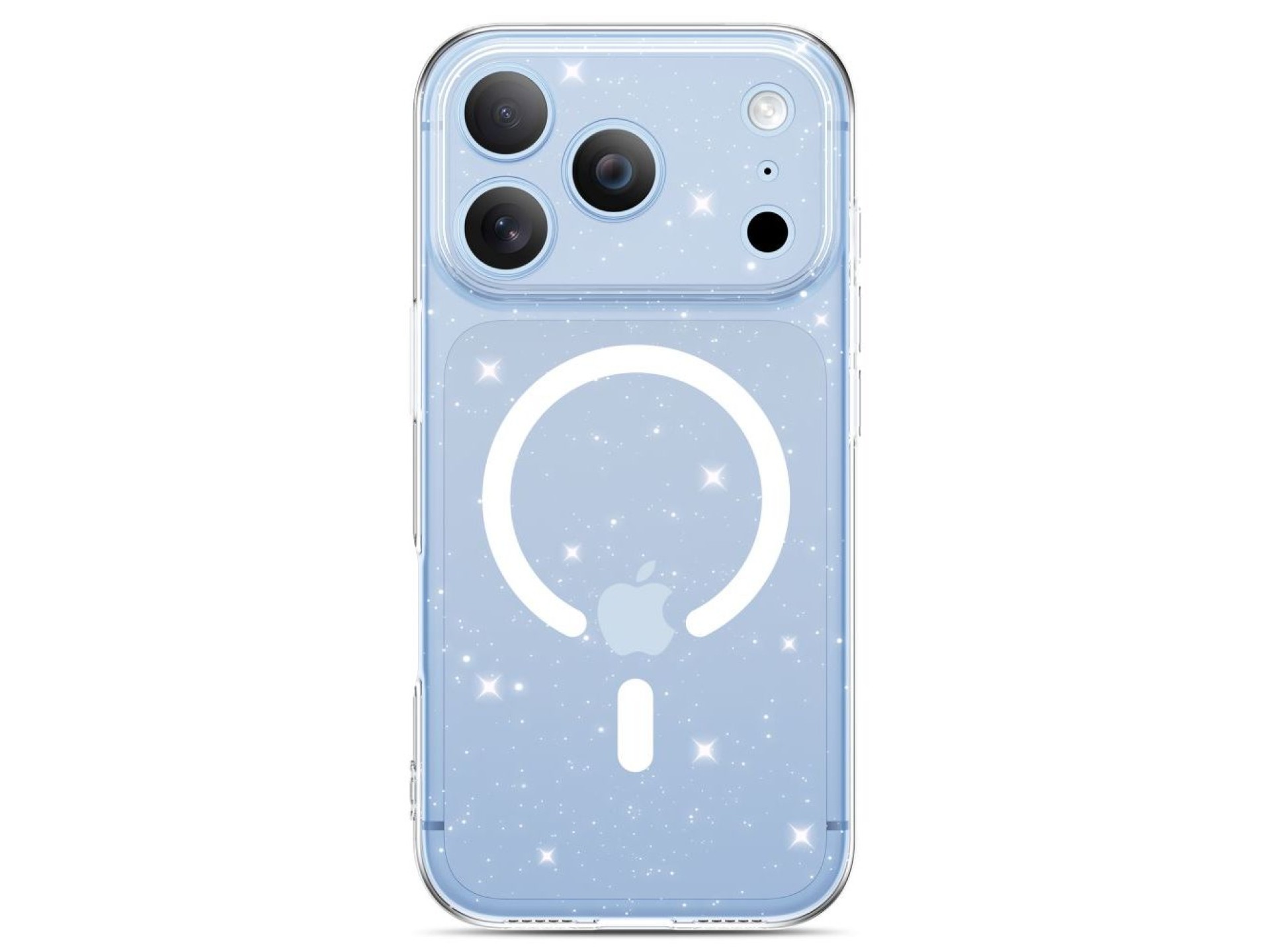 Tech-Protect FlexAir MagSafe Case for iPhone 17 Pro Max / 18 Pro Max - Clear Glitter