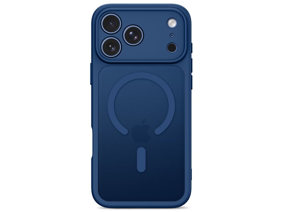 Capa Tech-Protect BasicMag MagSafe para iPhone 17 Pro / 18 Pro - Azul Escuro Fosco