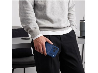 Capa Tech-Protect BasicMag MagSafe para iPhone 17 Pro / 18 Pro - Azul Escuro Fosco Capa Tech-Protect BasicMag MagSafe para iPhone 17 Pro / 18 Pro - Azul Escuro Fosco