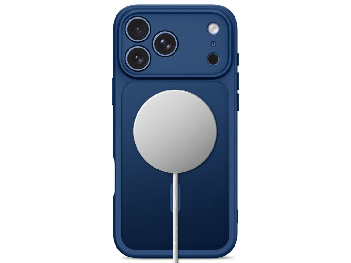 Capa Tech-Protect BasicMag MagSafe para iPhone 17 Pro / 18 Pro - Azul Escuro Fosco