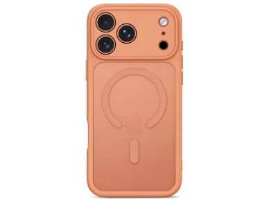Capa Tech-Protect BasicMag MagSafe para iPhone 17 Pro / 18 Pro - laranja fosco Capa Tech-Protect BasicMag MagSafe para iPhone 17 Pro / 18 Pro - laranja fosco