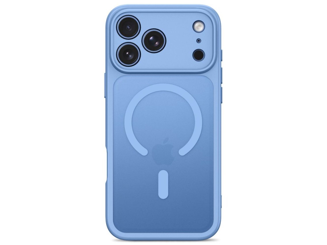 Capa Tech-Protect BasicMag MagSafe para iPhone 17 Pro / 18 Pro - azul claro fosco