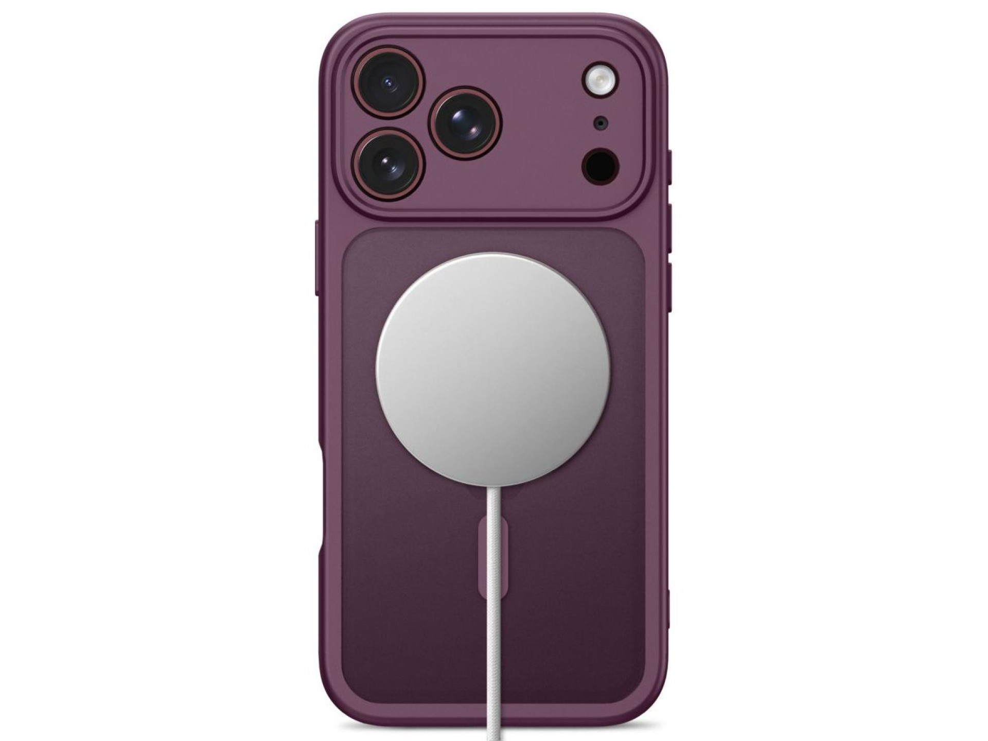 Funda Tech-Protect BasicMag MagSafe para iPhone 17 Pro / 18 Pro - Borgoña Mate