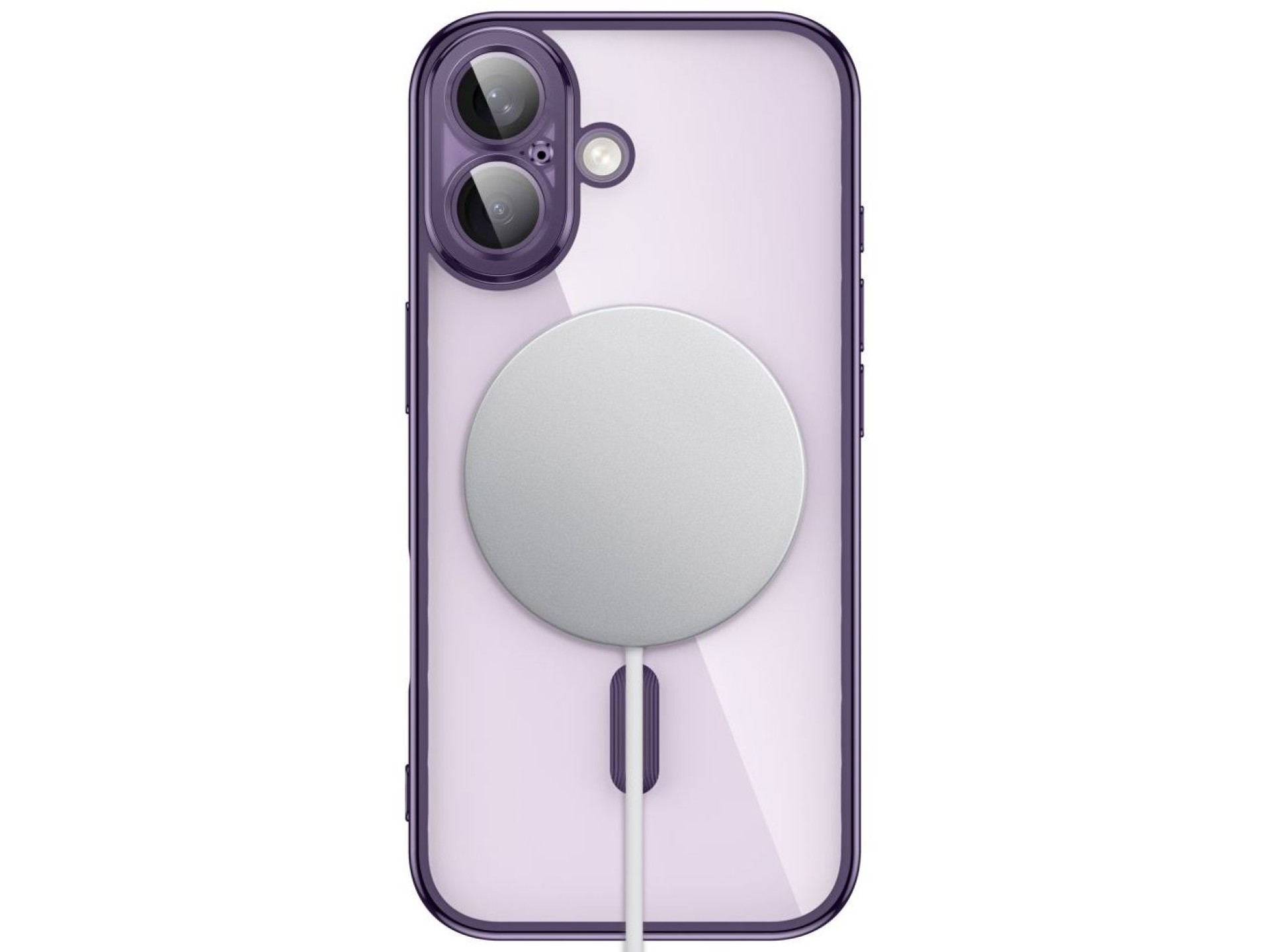 Tech-Protect MagFlex Case for iPhone 17 - Transparent Purple