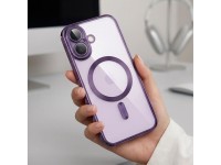 Tech-Protect MagFlex Case for iPhone 17 - Transparent Purple