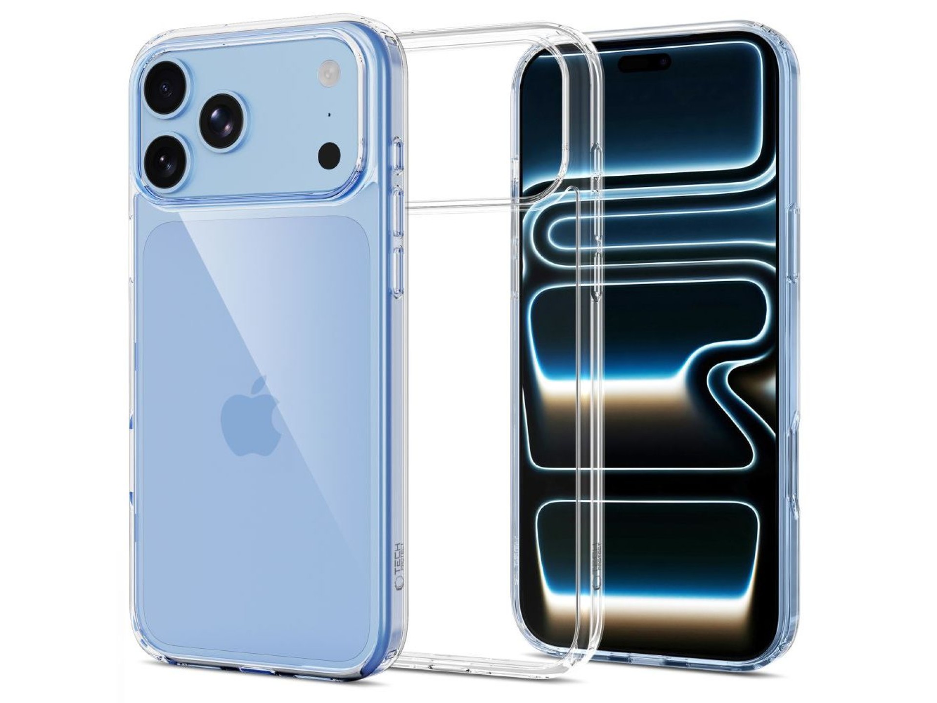 Tech-Protect FlexAir Hybrid Case for iPhone 17 Pro / 18 Pro - Transparent