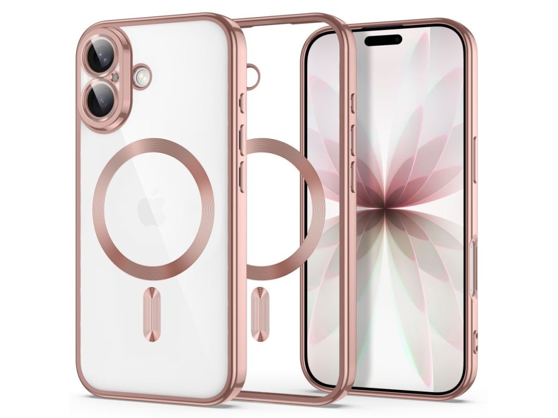 Tech-Protect MagFlex Case for iPhone 17 - Transparent Pink