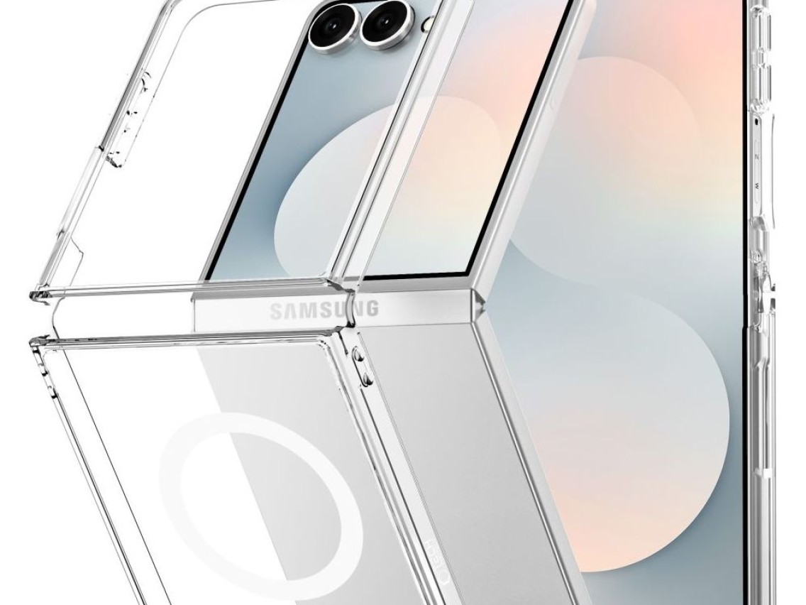 Capa Tech-Protect FlexAir Hybrid MagSafe para Samsung Galaxy Z Flip 8 - Transparente