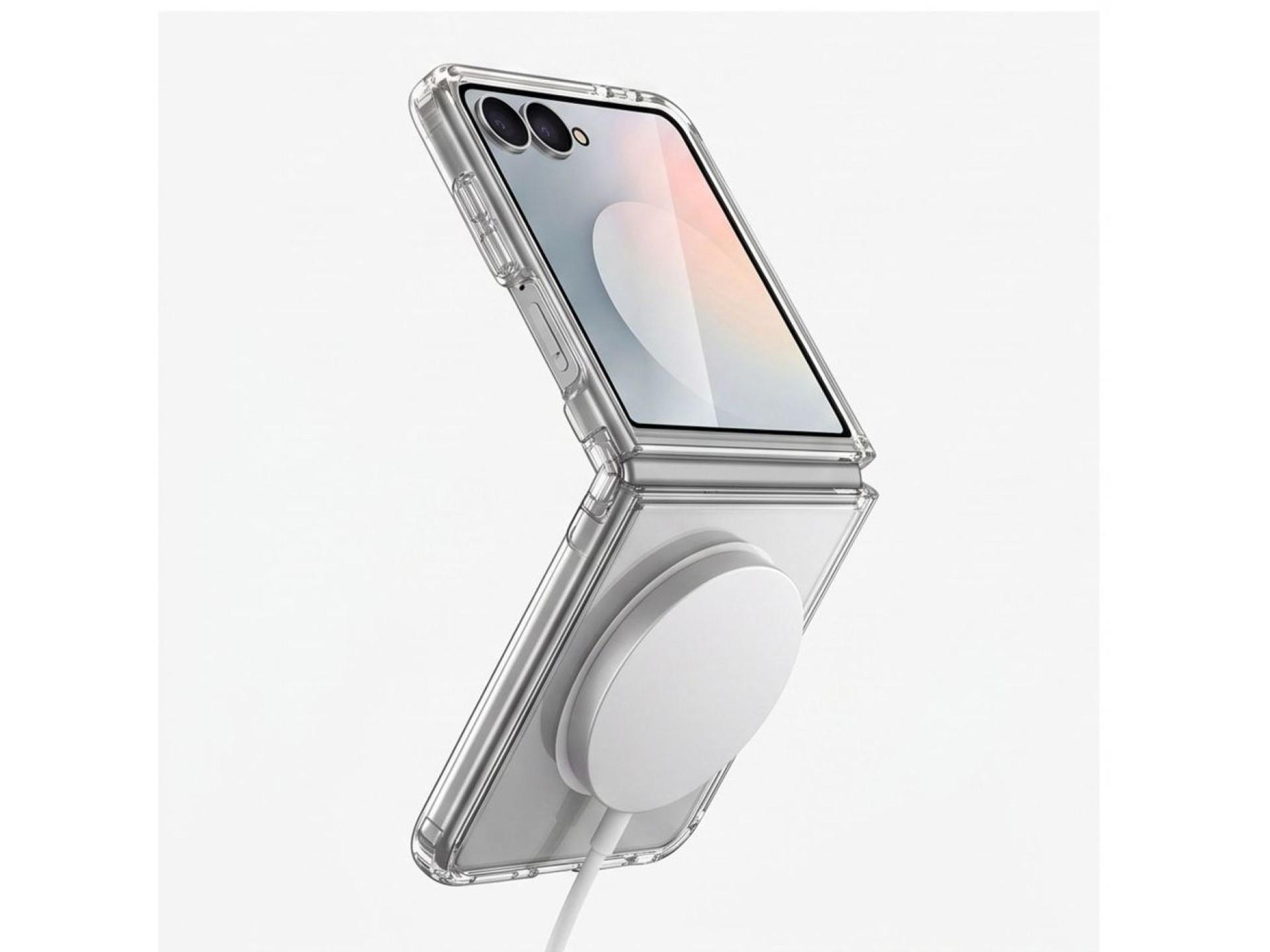 Capa Tech-Protect FlexAir Hybrid MagSafe para Samsung Galaxy Z Flip 8 - Transparente