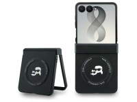 Funda Karl Lagerfeld Karl&Choupette MagSafe para Samsung Galaxy Z Flip 8 - Negra Funda Karl Lagerfeld Karl&Choupette MagSafe para Samsung Galaxy Z Flip 8 - Negra